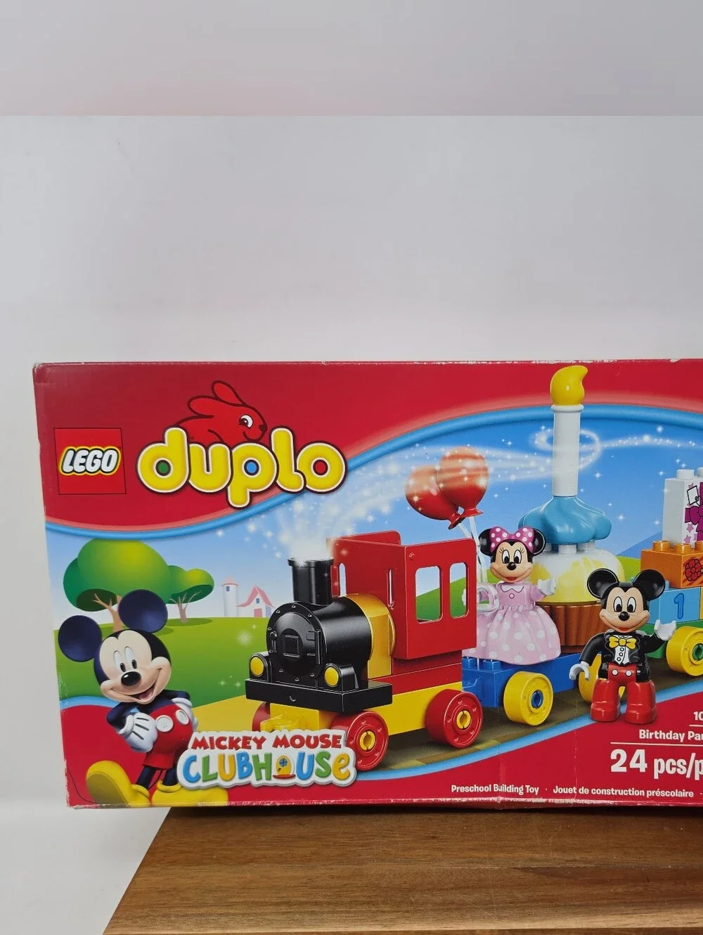 Lego Duplo Mickey Mouse Clubhouse Train Set - Red, Yellow, Blue